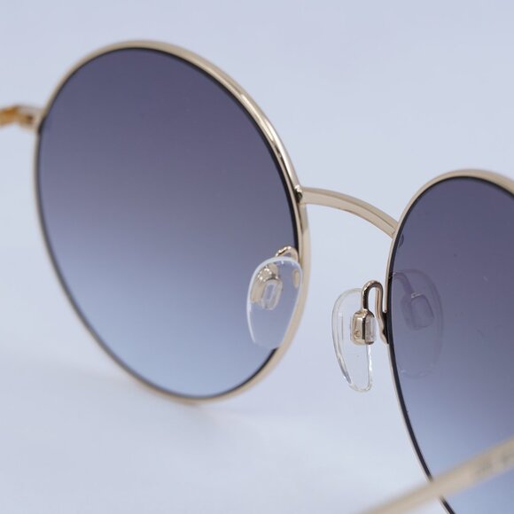 🕶️ New Moschino MOL037/S 0PJP GB Sunglasses - Gold/Blue Frame, Azure Lenses - Picture 7 of 10